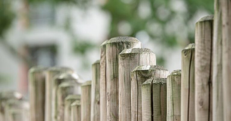 Boundaries - Brown Wooden Fence in Front